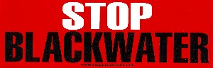 Stop Blackwater Bumper Sticker